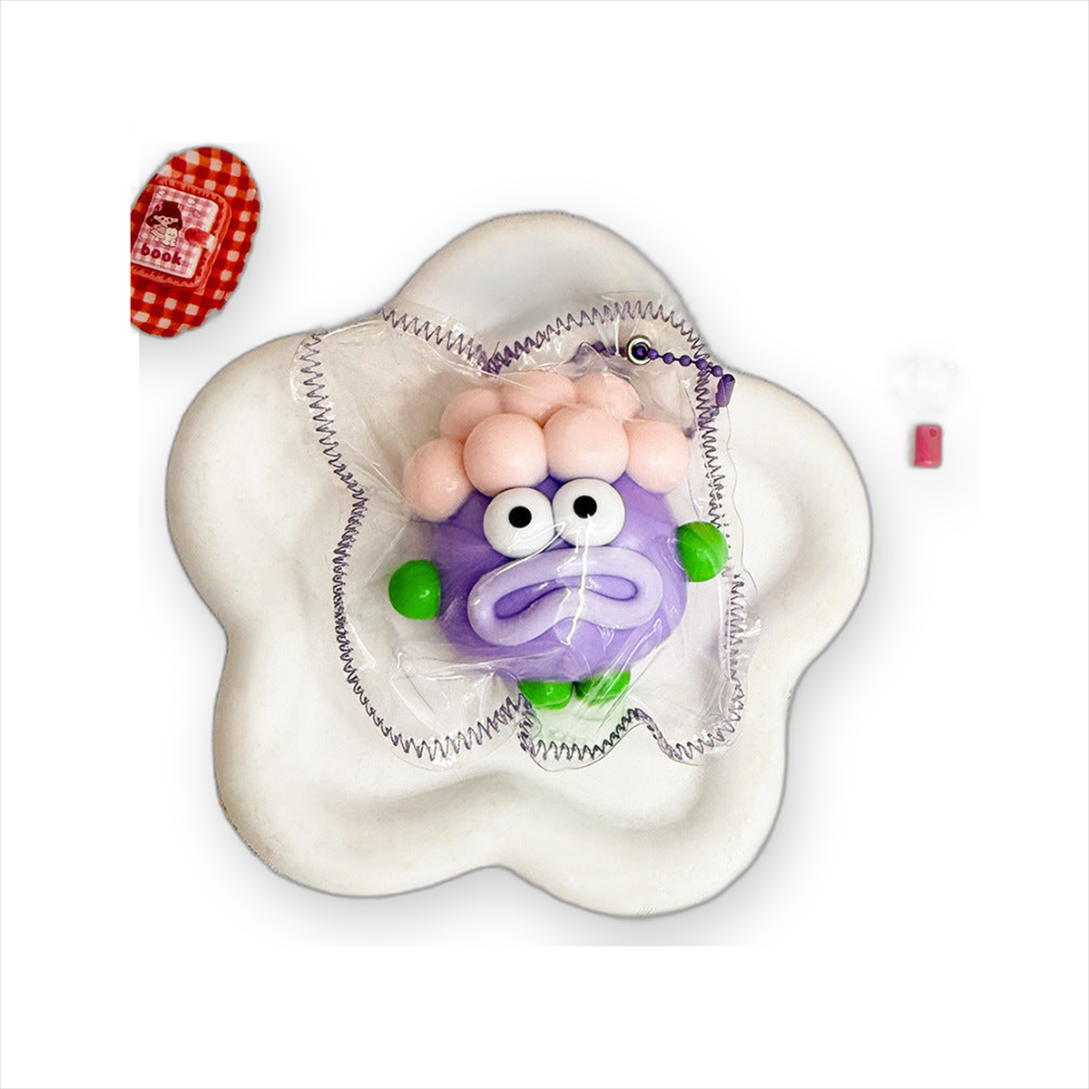 Mini Character Slow-Rise Squishy Keychain - HD tight refined variant image 6