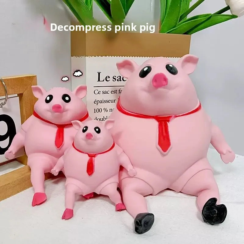 Natural Pink Pig Squishy
