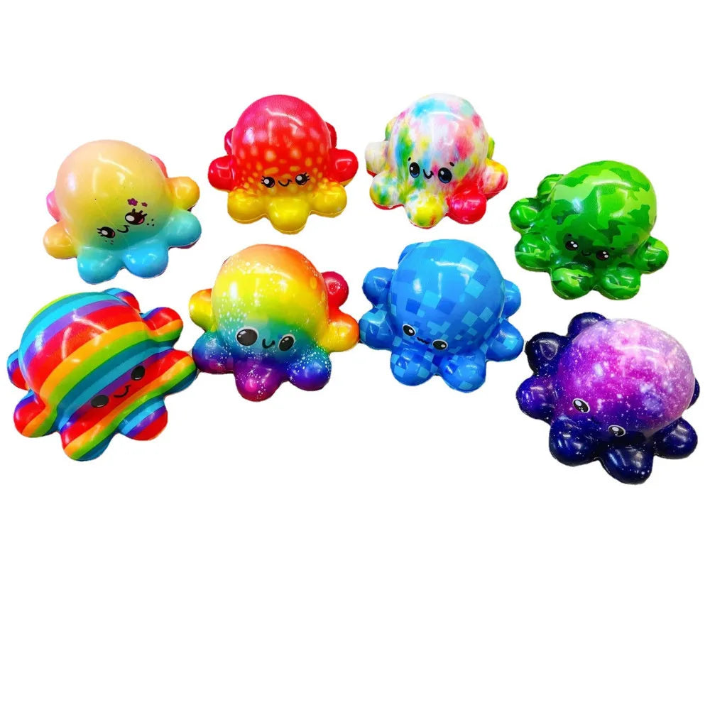 Octopus Fidget Painted Stress