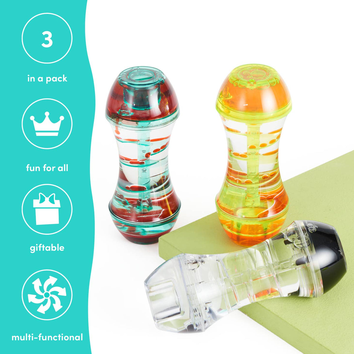 Spiral Motion Timers - 3 Pack