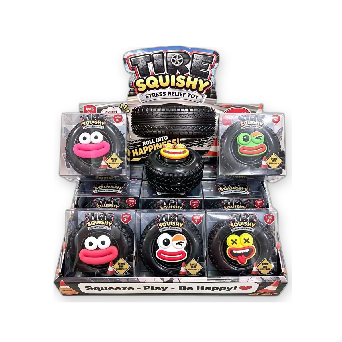 Random Tire Brick Slow-Rise Squishy — refined variant image 1