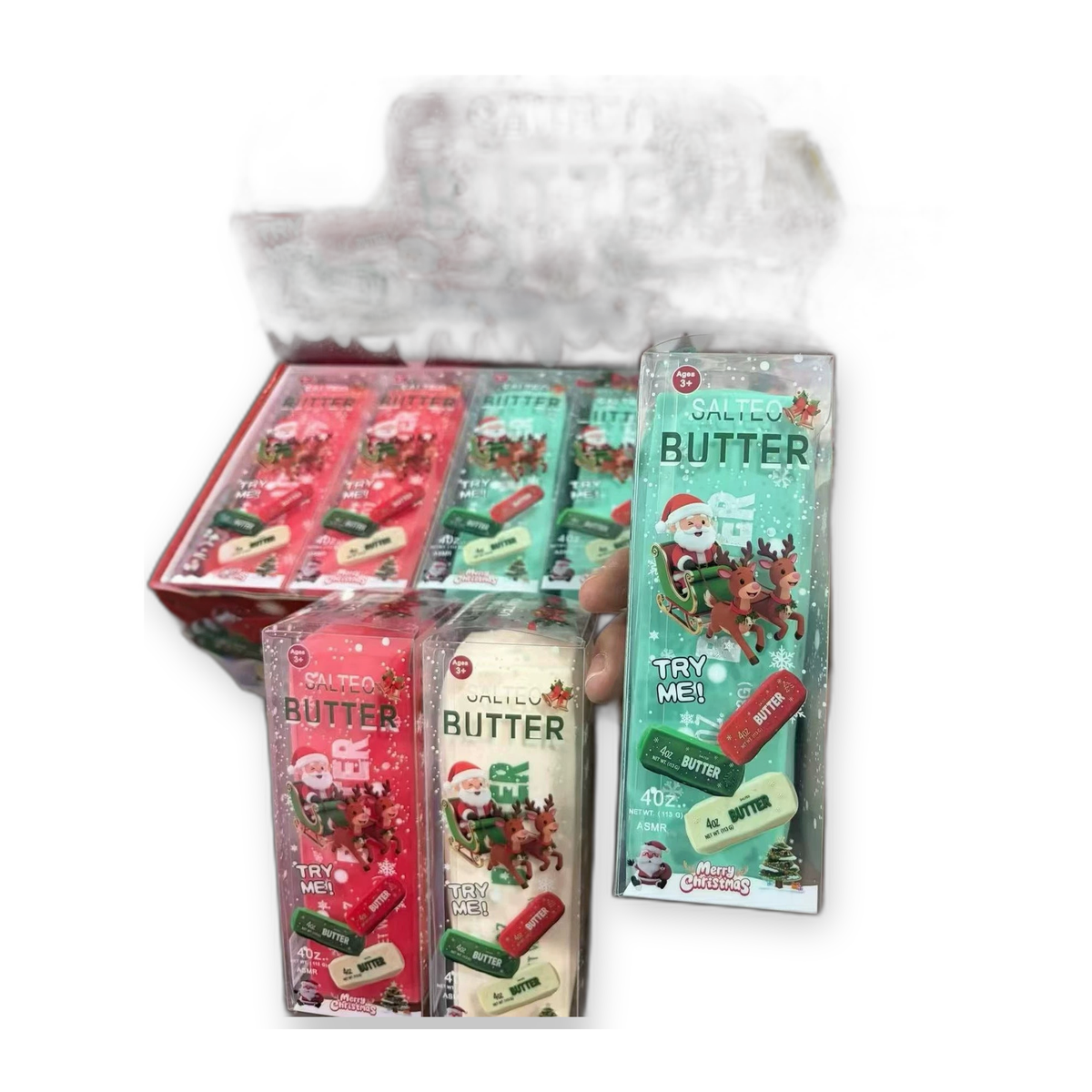 BOP MORE refined product image | Christmas Butter Stick Squishy