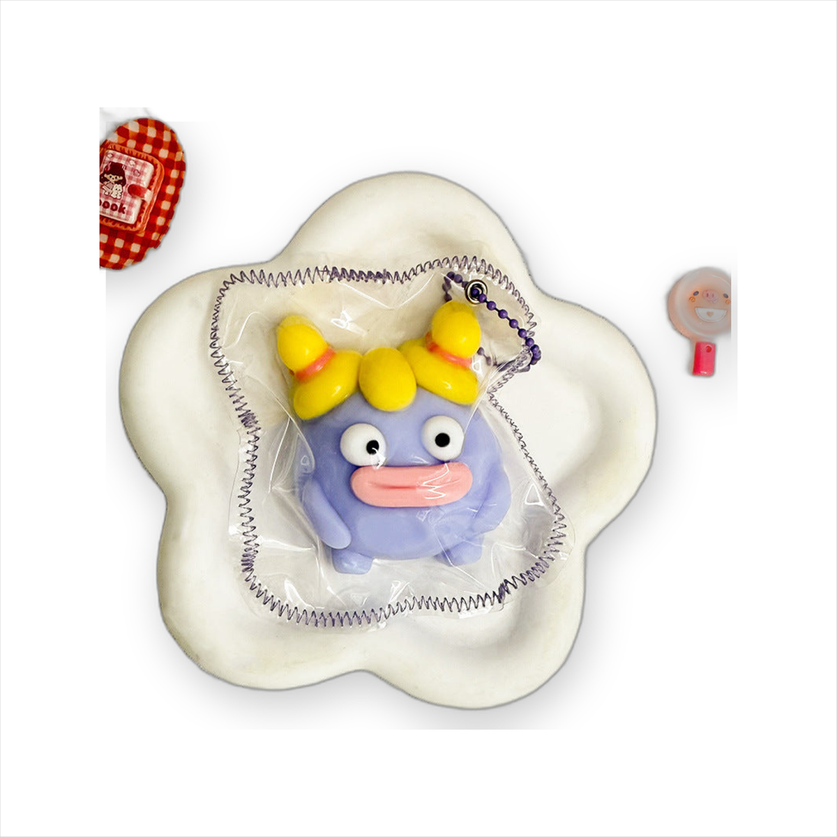 Mini Character Slow-Rise Squishy Keychain - HD tight refined variant image 2