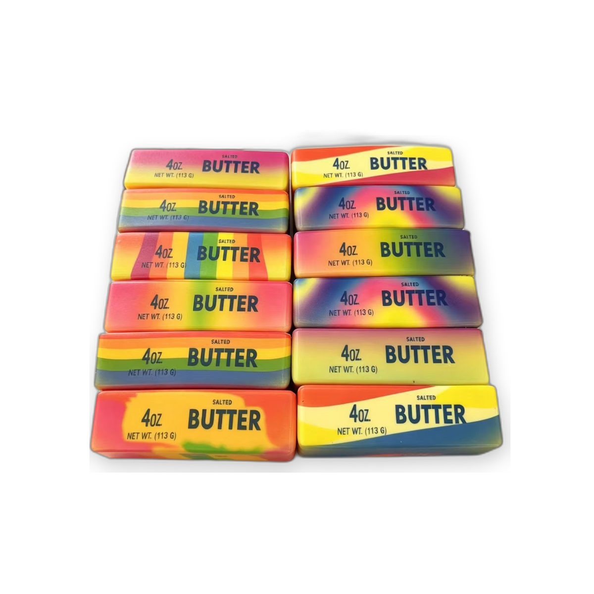 BOP MORE refined product image | Holiday Fruit & Butter Stick Squishy