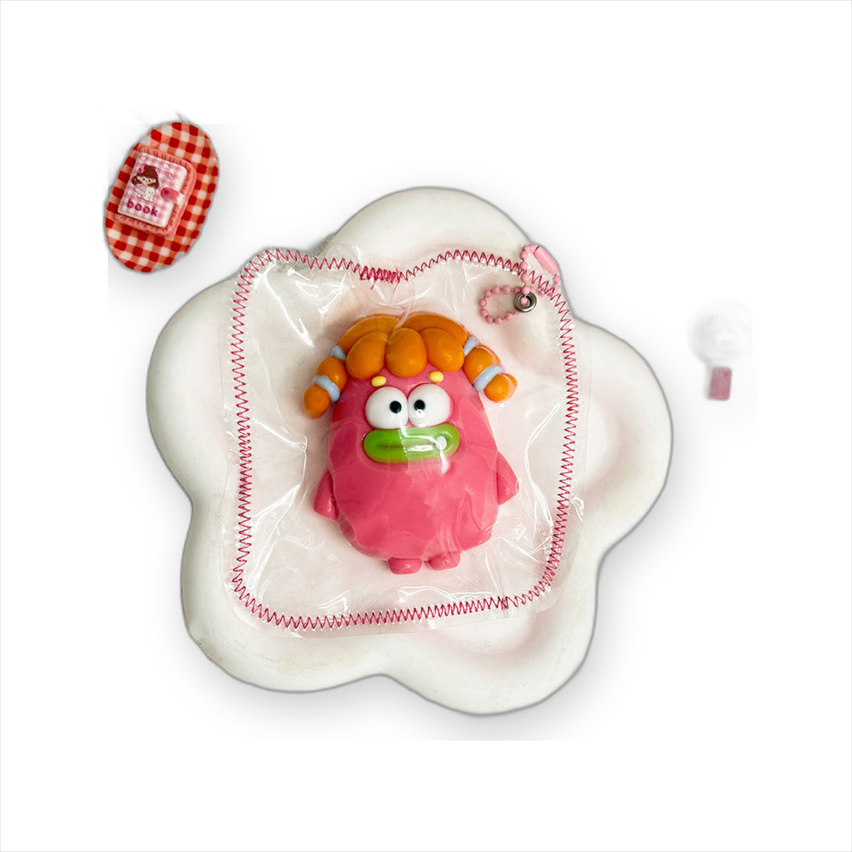 Mini Character Slow-Rise Squishy Keychain - HD tight refined variant image 4
