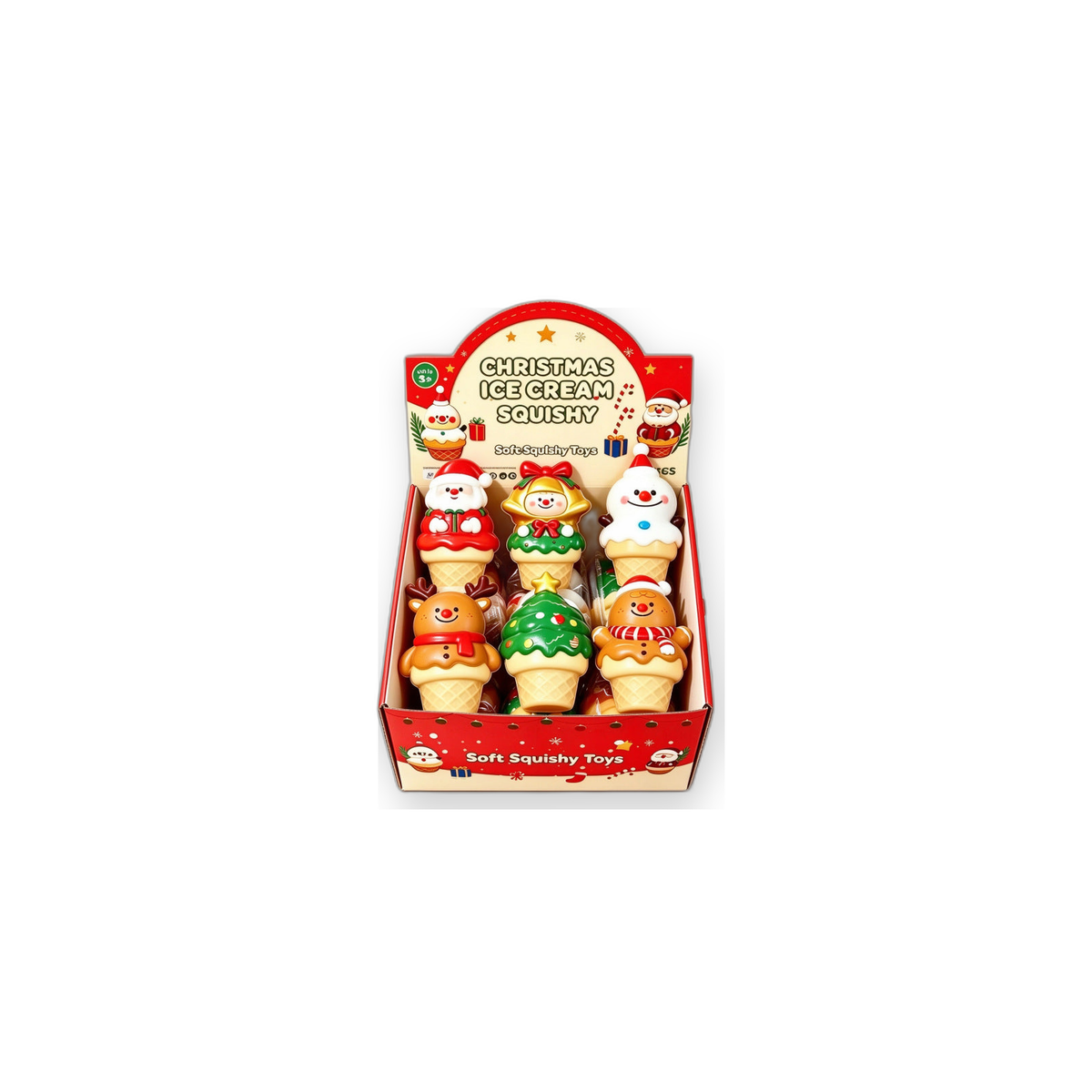 BOP MORE refined product image | Holiday Fruit & Butter Stick Squishy