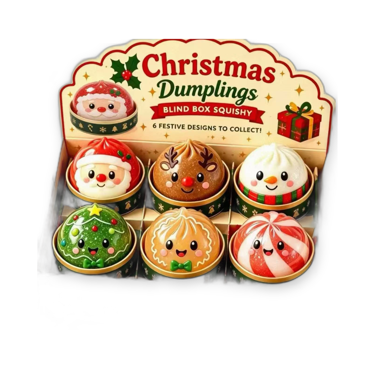 BOP MORE refined product image | Christmas Squishy Toy Set