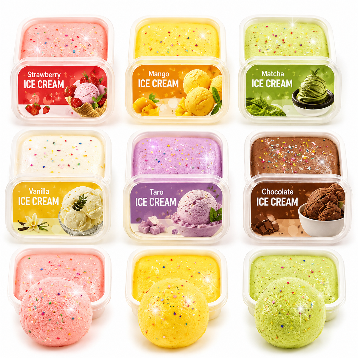 Super Soft Boxed Cake Squishy 3 Pack
