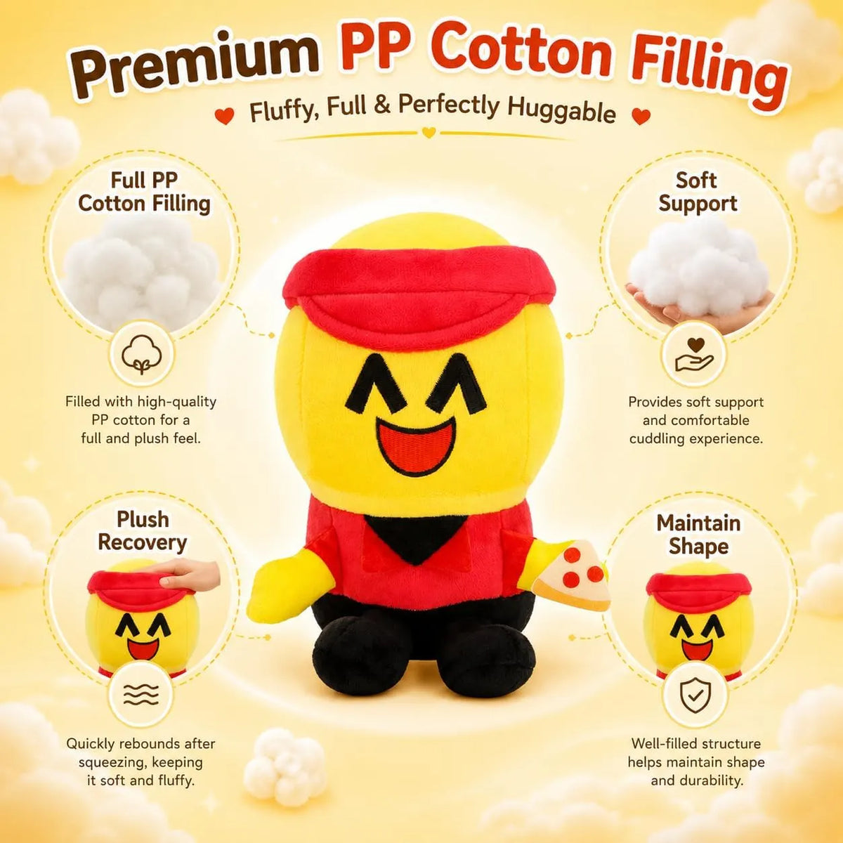 Pizza Plush Character