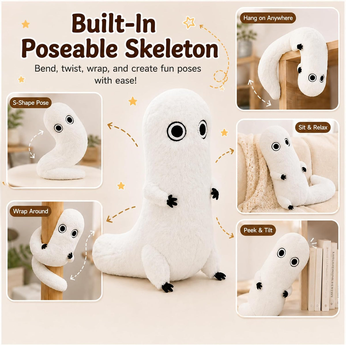 Poseable Brush Buddy Plush