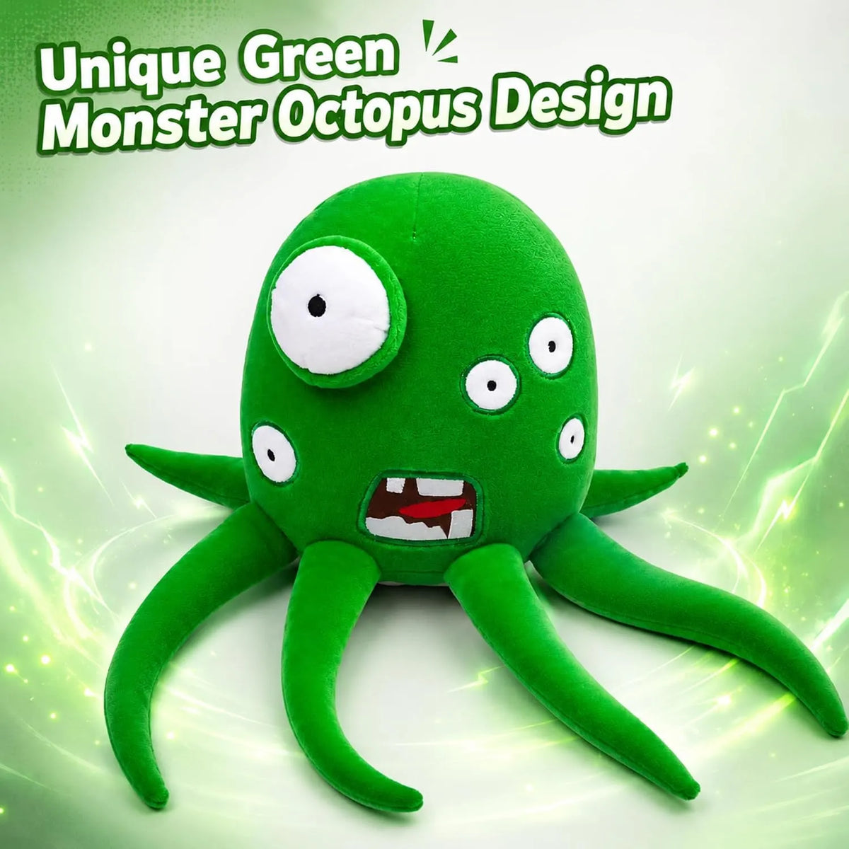 Green Octopus Plush