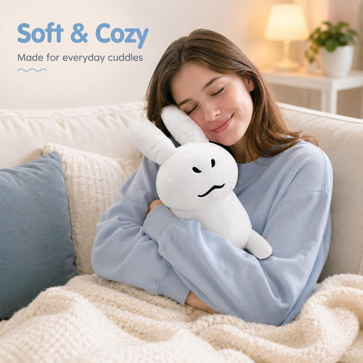 White Bunny Plush