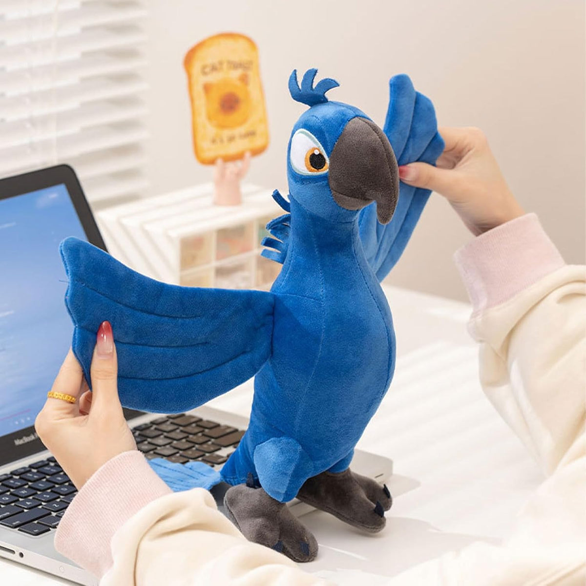 Blue Macaw Plush Duo 2 Pack