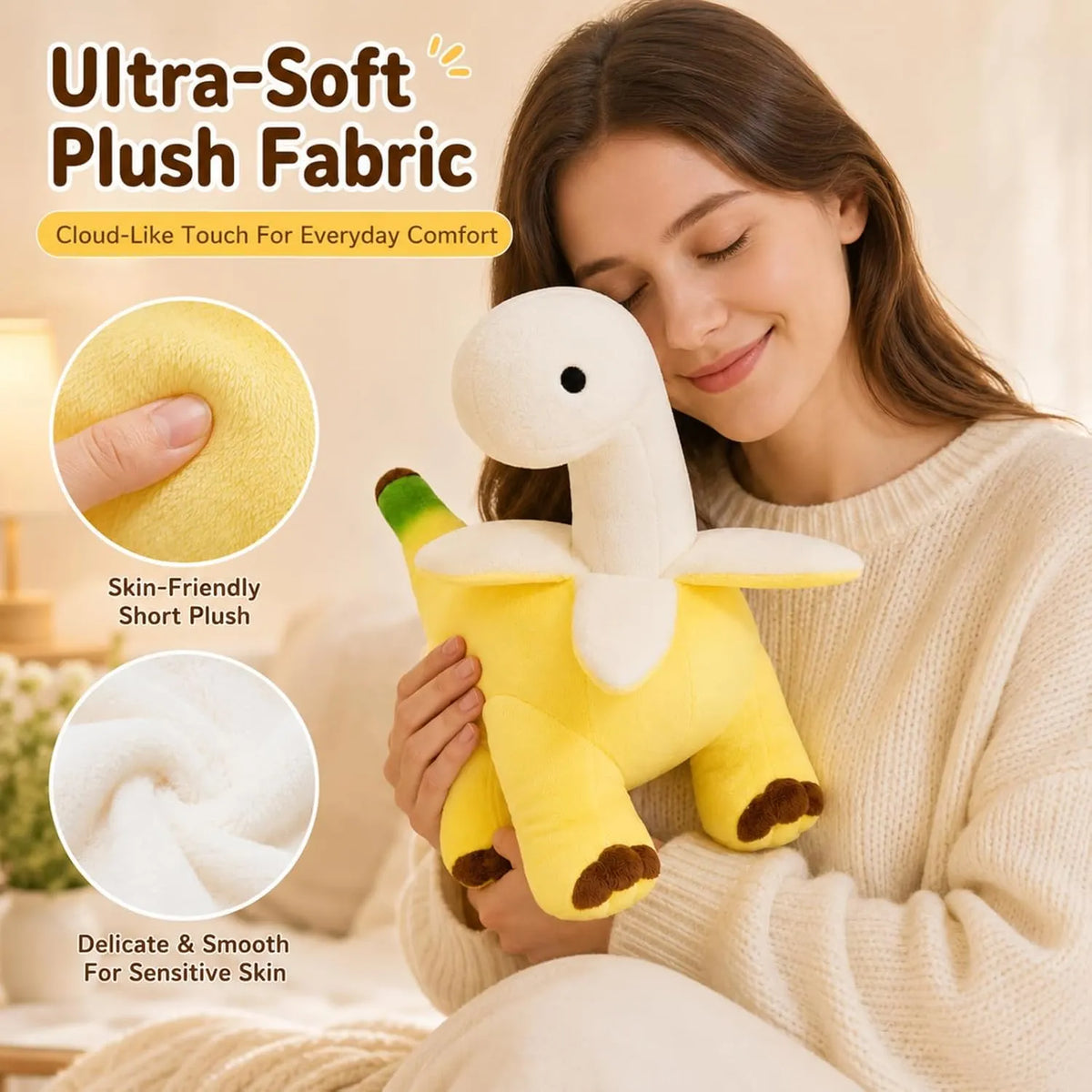 Banana Dinosaur Plush