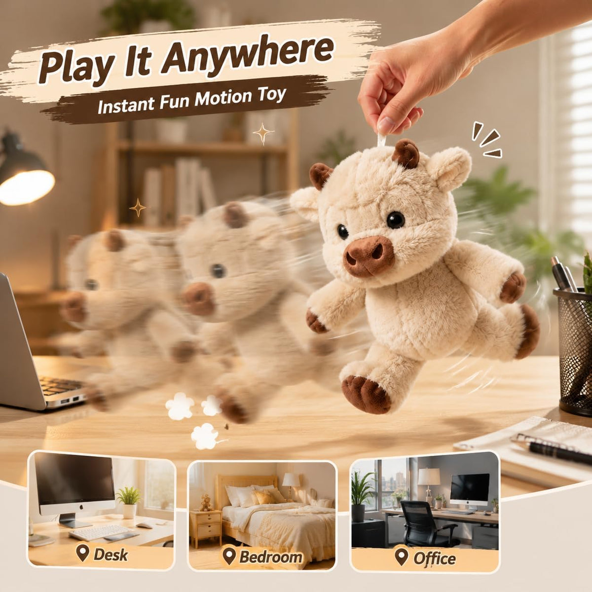 Running Cow Plush