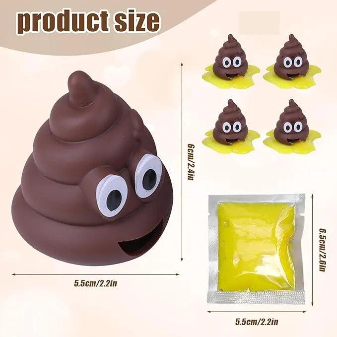 Puking Ball Kackwurst Stress Ball Funny Squeeze Balls in Poop Shape