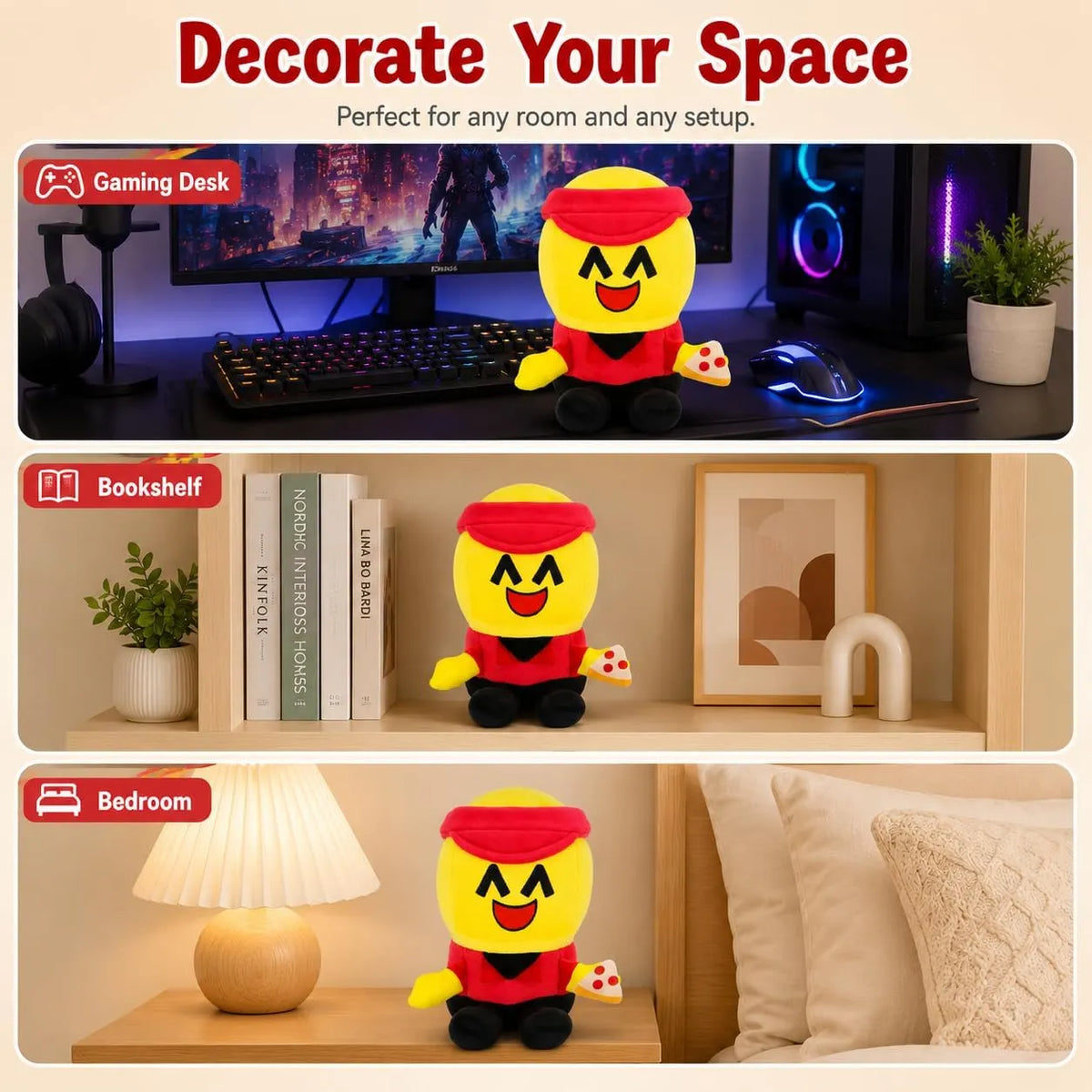 Pizza Plush Character