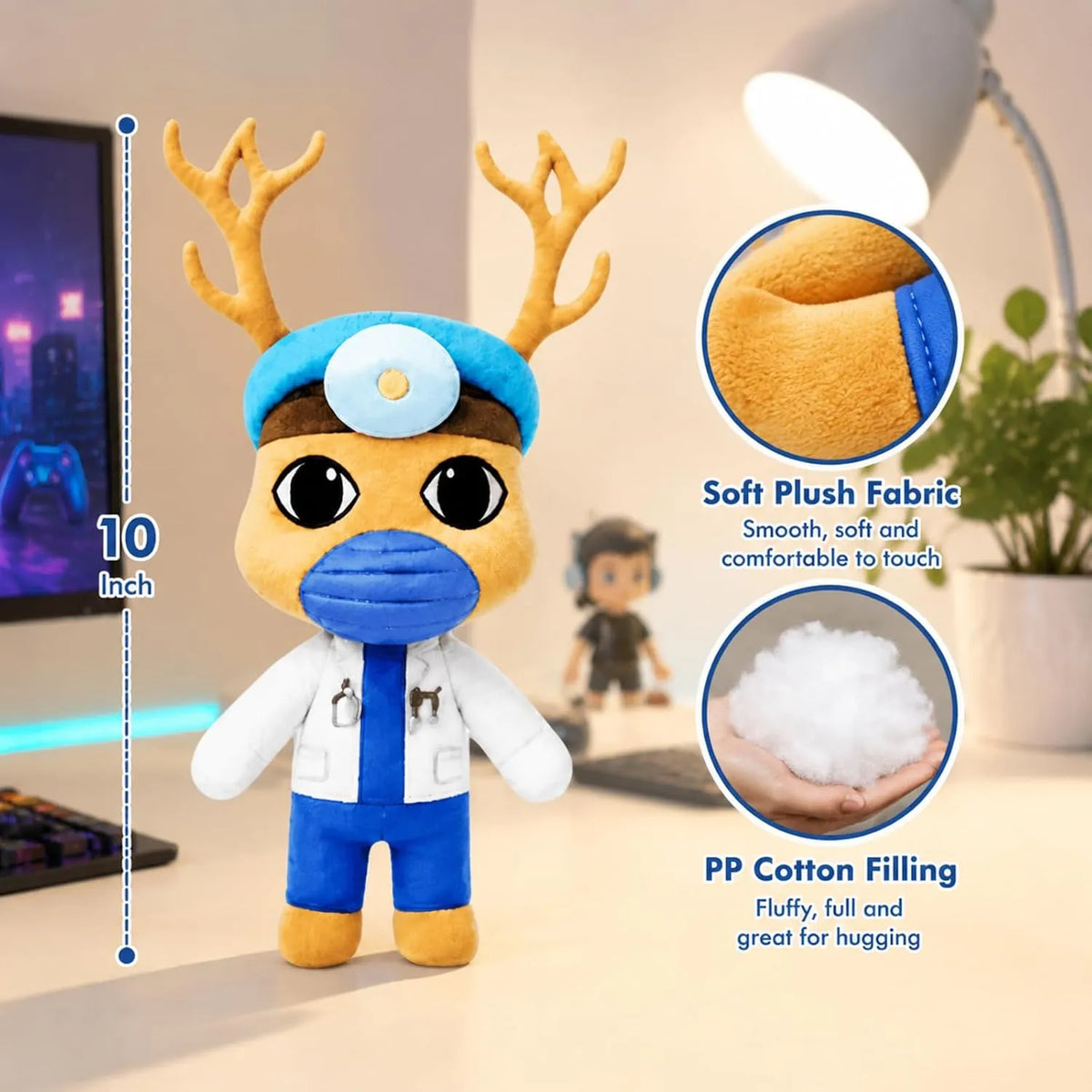 Deer Plush with Cap & Coat