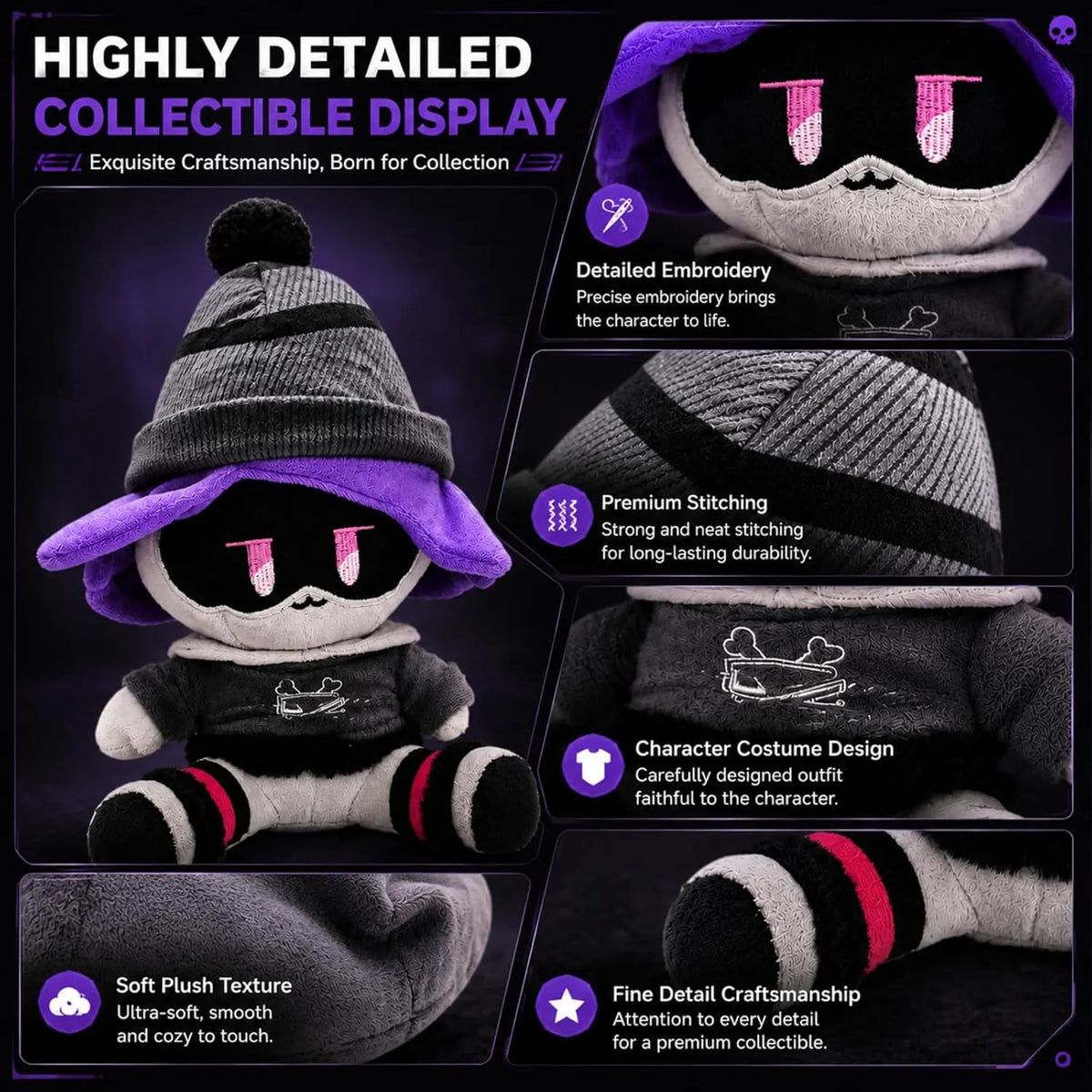 Purple Horror-Style Plush