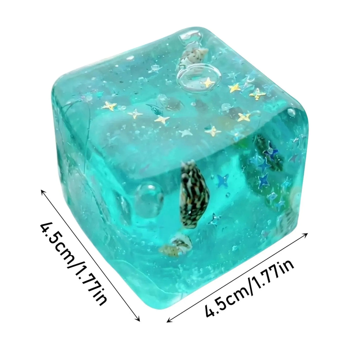 Seashell Inside Squeeze Stressball - Ice & Ball