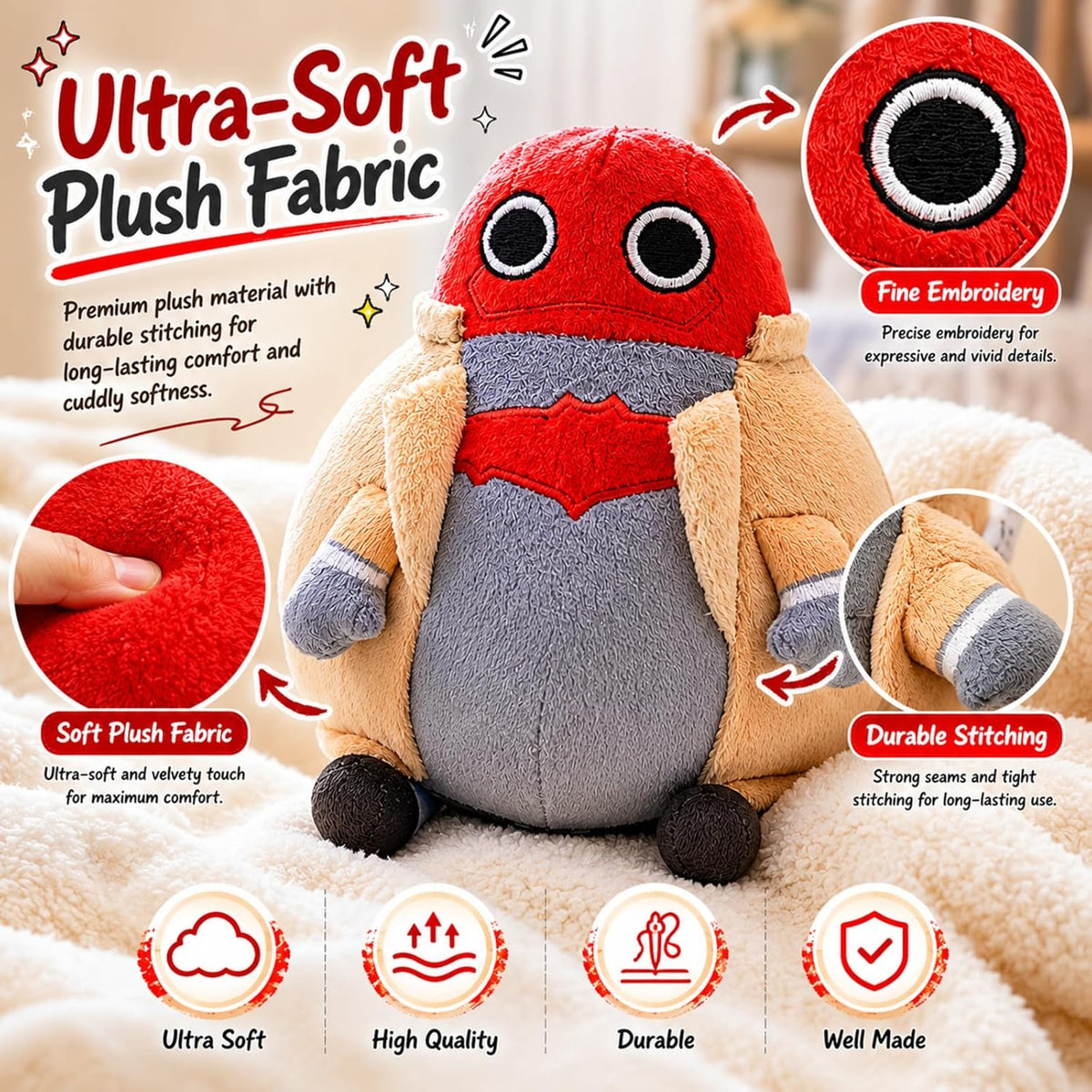Red-Head Hero-Style Plush