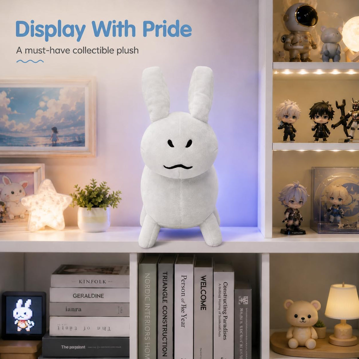 White Bunny Plush