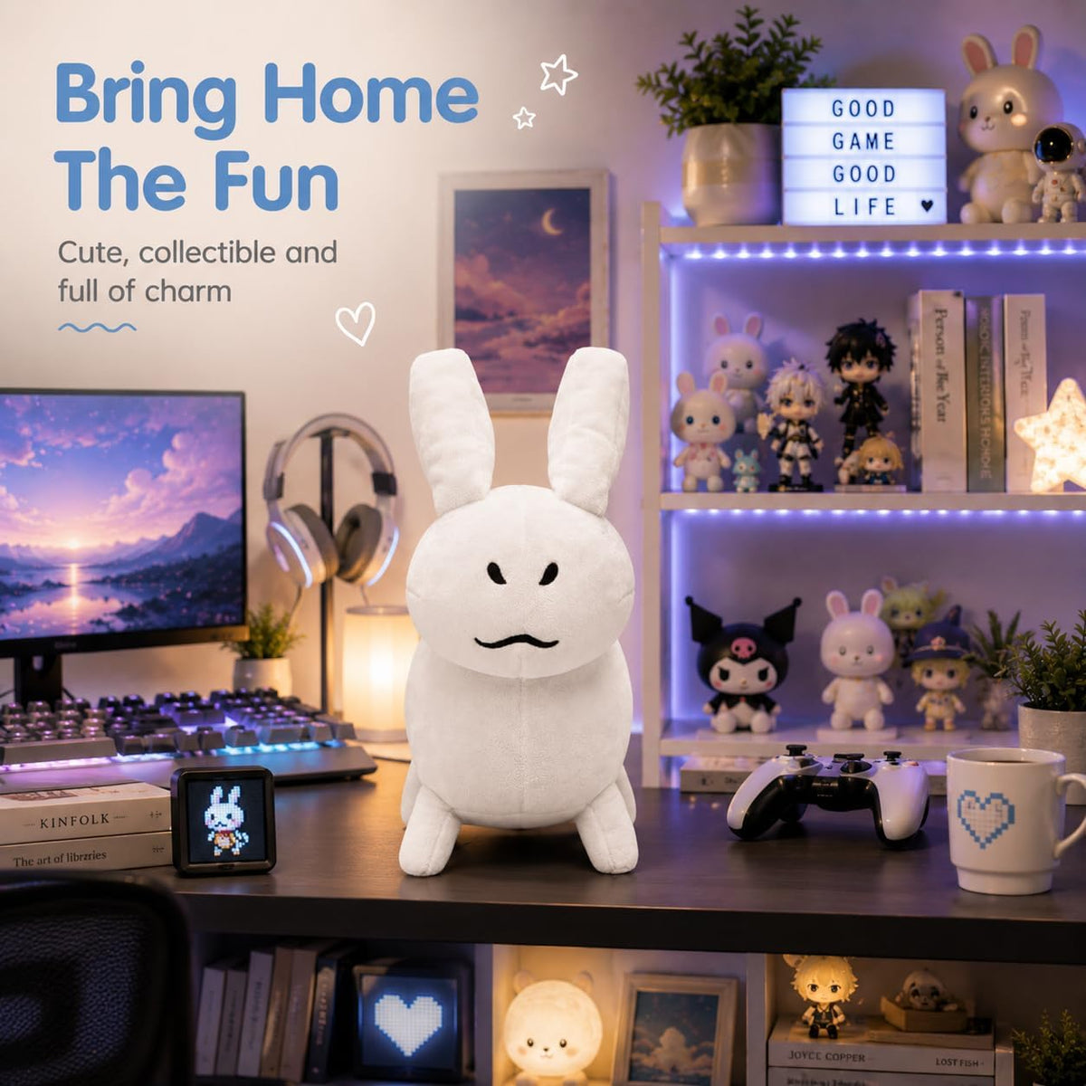 White Bunny Plush