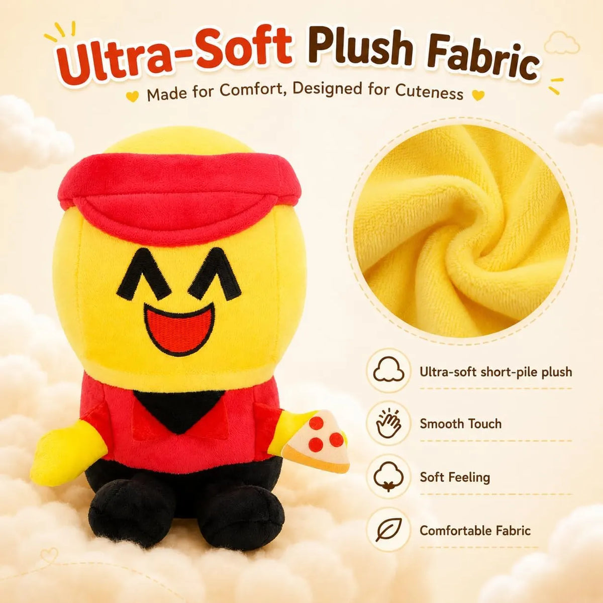 Pizza Plush Character