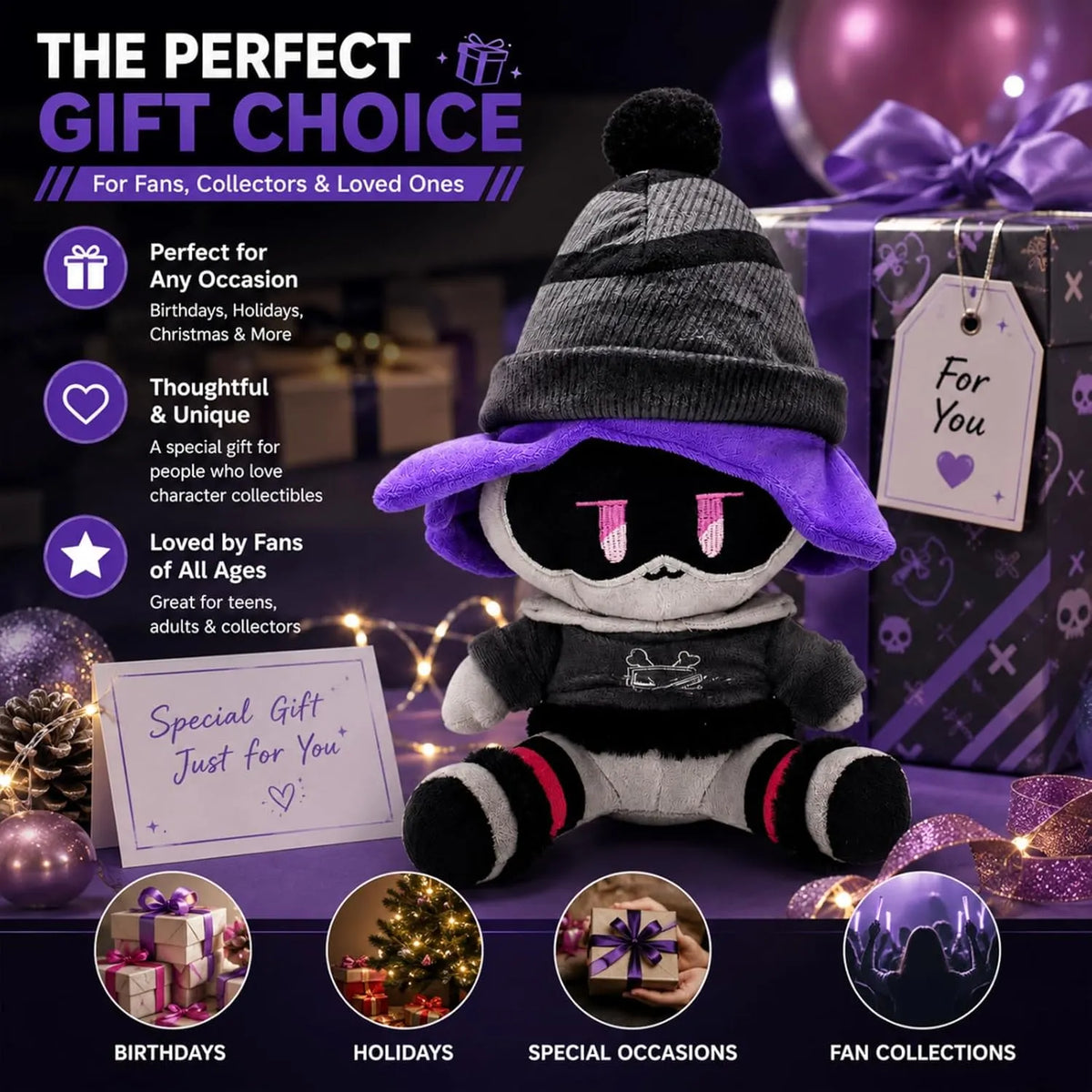 Purple Horror-Style Plush