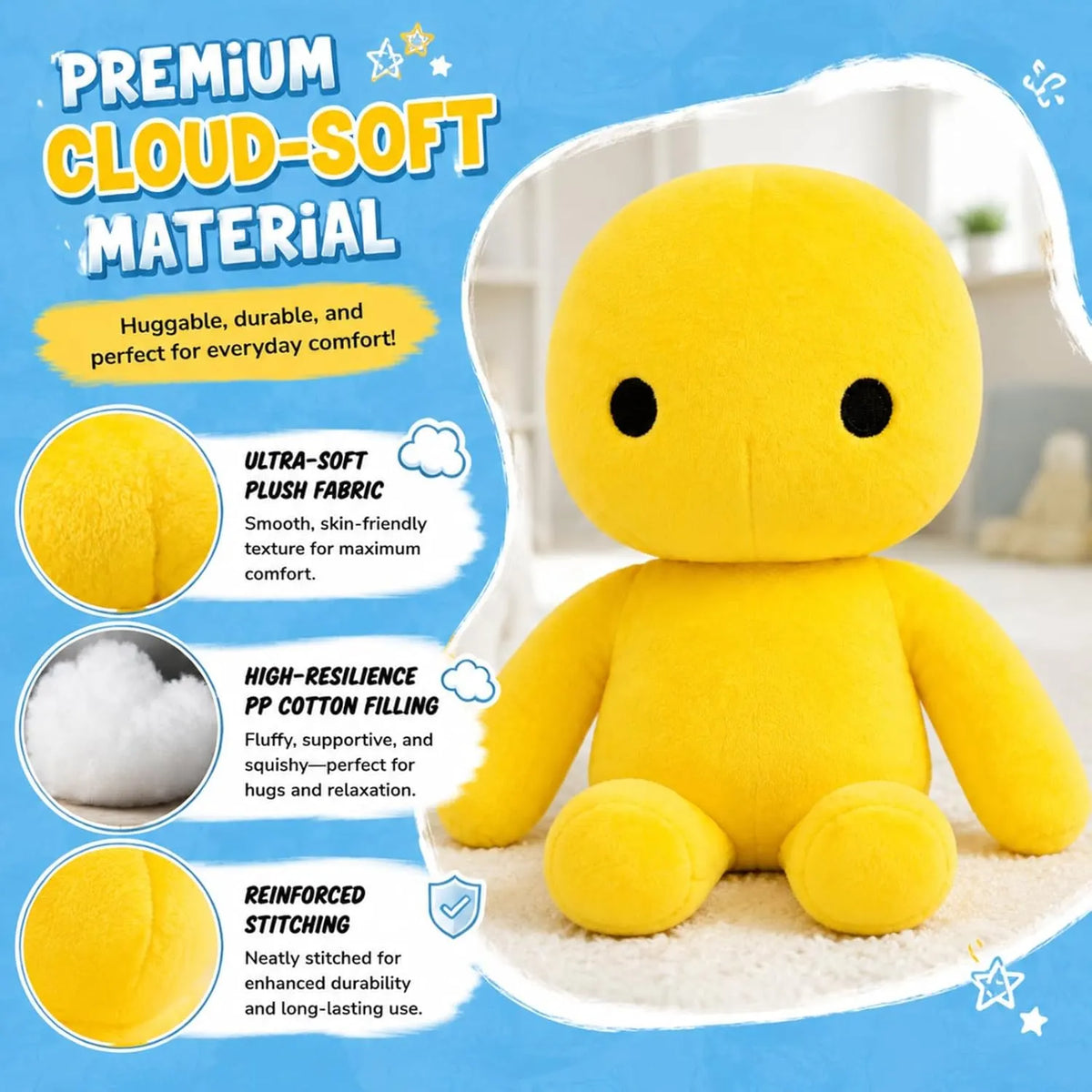 Yellow Character Plush