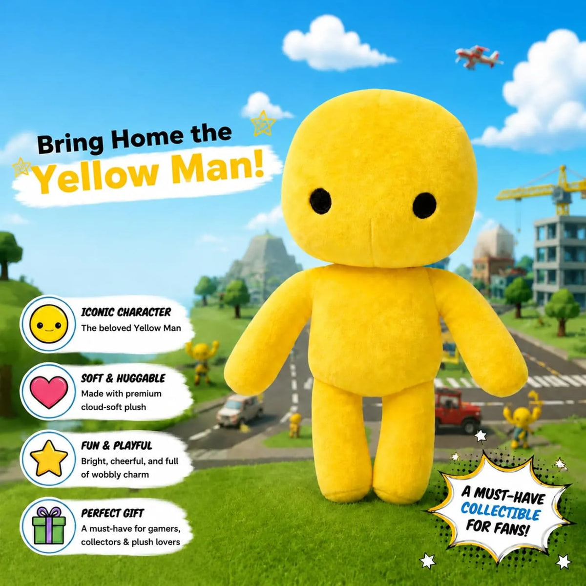 Yellow Character Plush