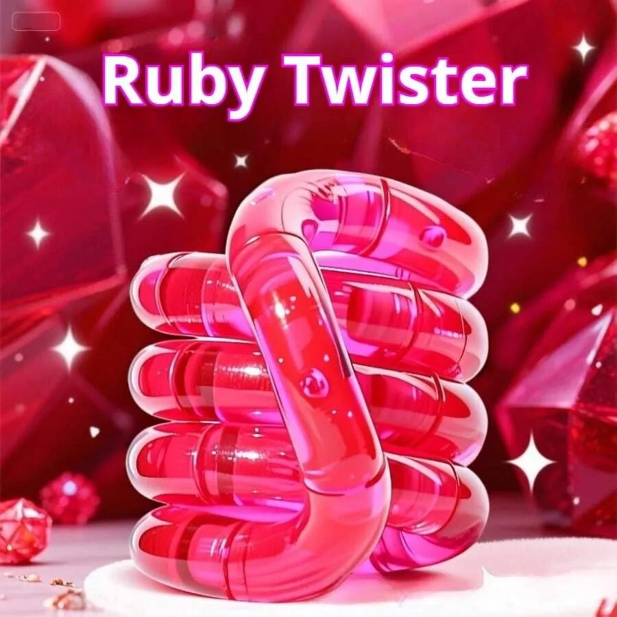 Twist & Pop Electroplated Fidget Toy - Color-Shifting Tactile Toy
