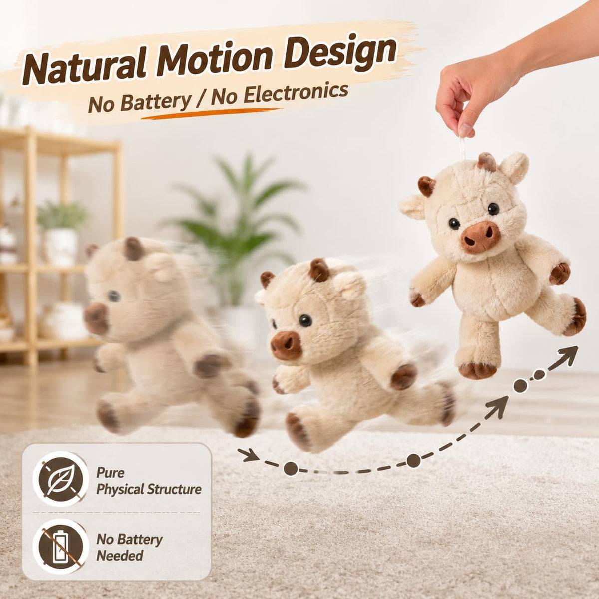 Running Cow Plush