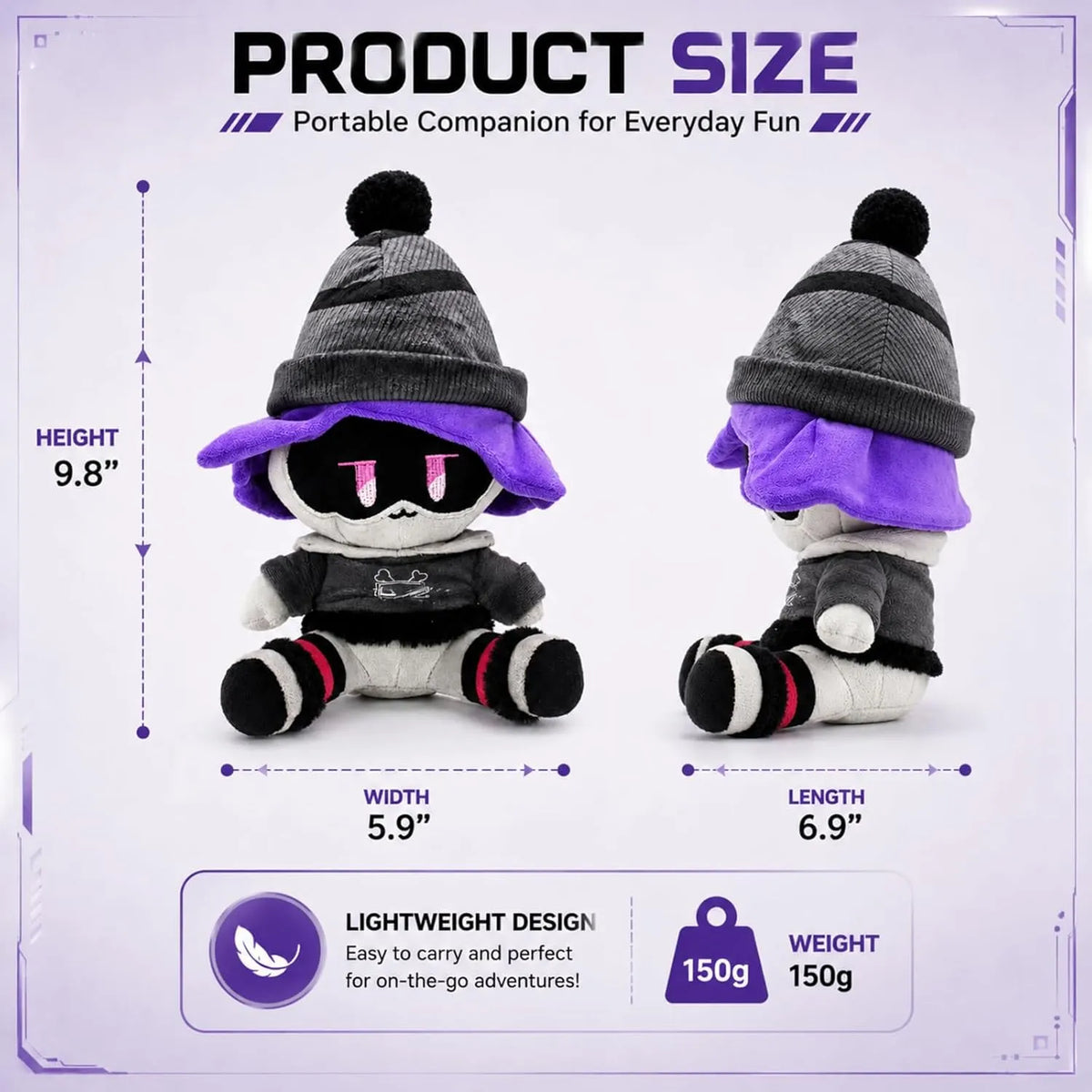Purple Horror-Style Plush