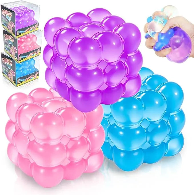 Square Block Stress Relief Gadget Slow Rebound Hand Squeezable Decompression