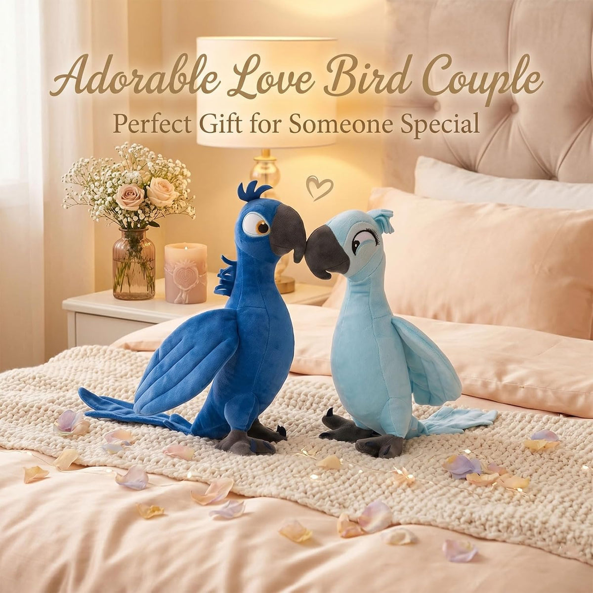 Blue Macaw Plush Duo 2 Pack