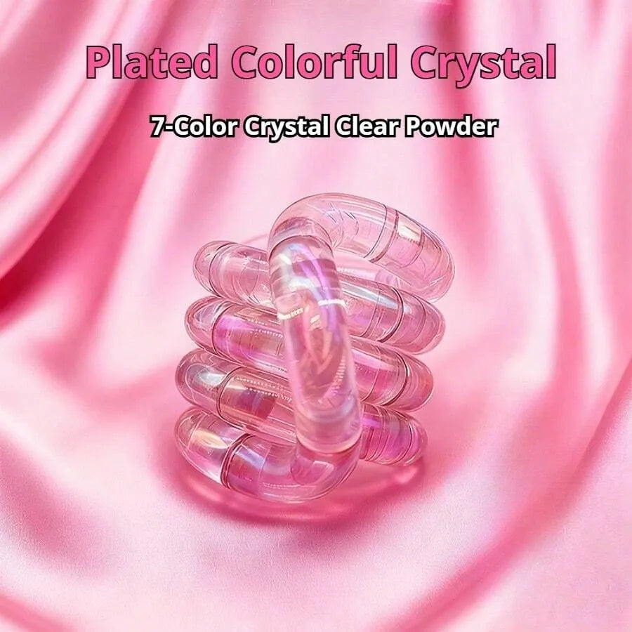 Twist & Pop Electroplated Fidget Toy - Color-Shifting Tactile Toy