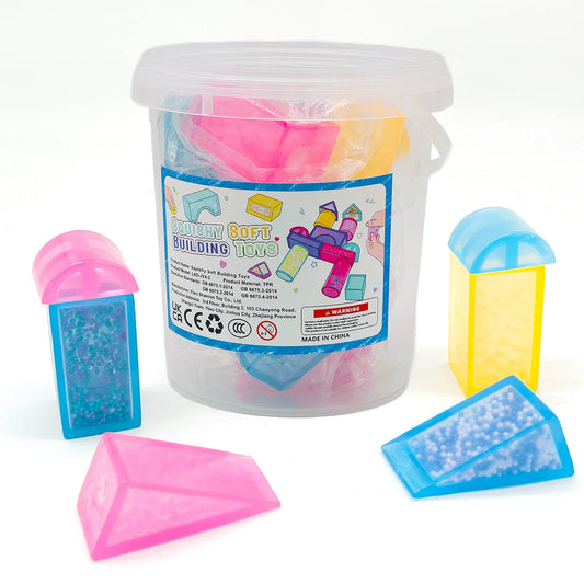 TPR Soft Stretchable & Kneadable Sensor Building Blocks for Early Education