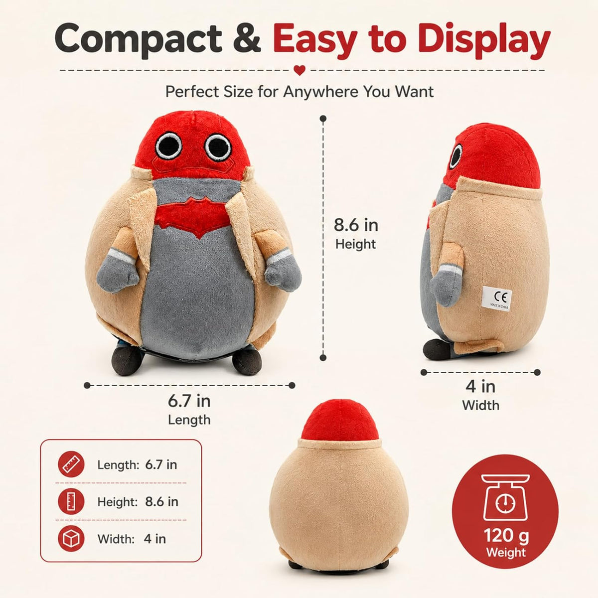 Red-Head Hero-Style Plush