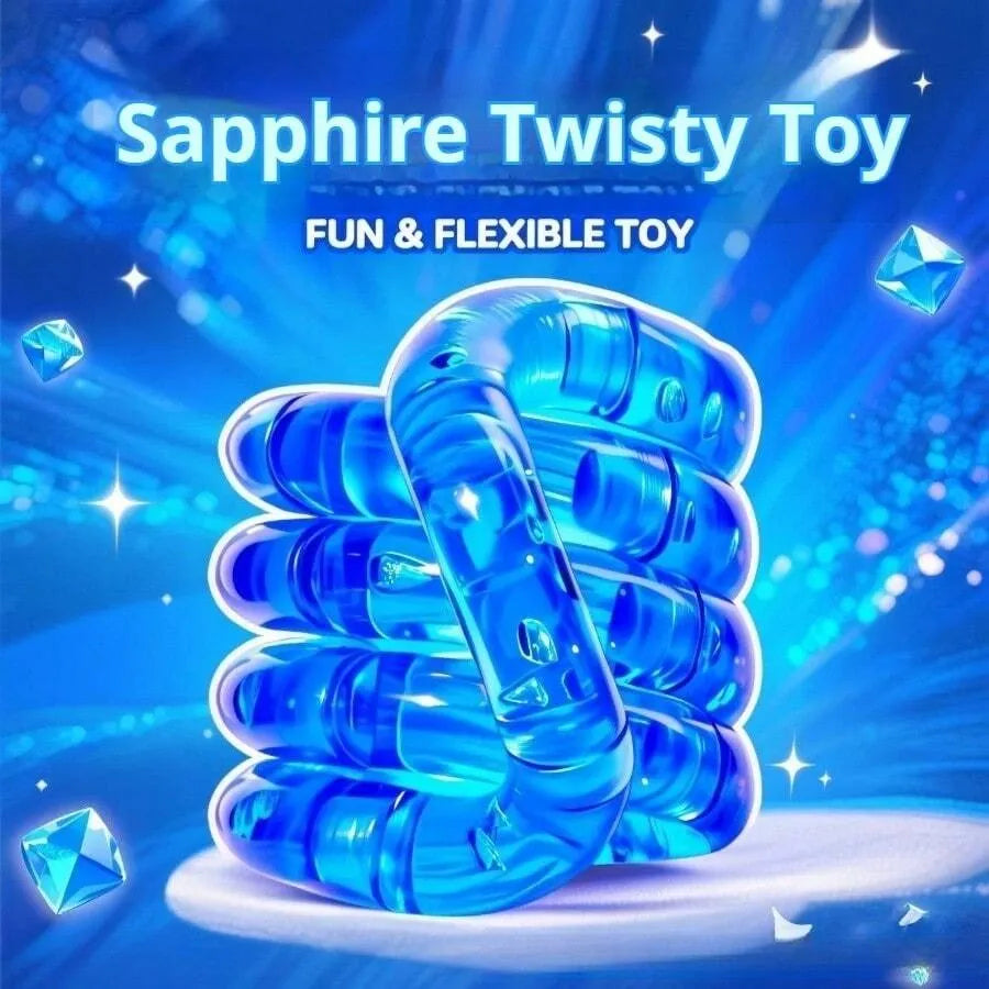 Twist & Pop Electroplated Fidget Toy - Color-Shifting Tactile Toy