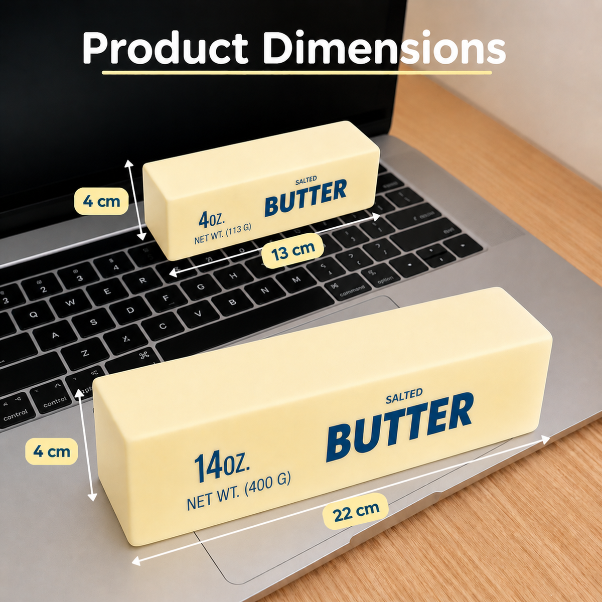 Slow Rising Butter Stick Squishy