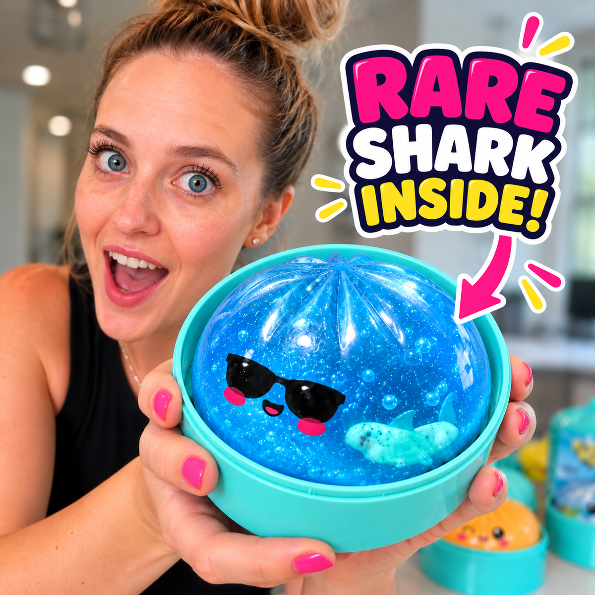 Shark Dumpling Squishies 2 Pack