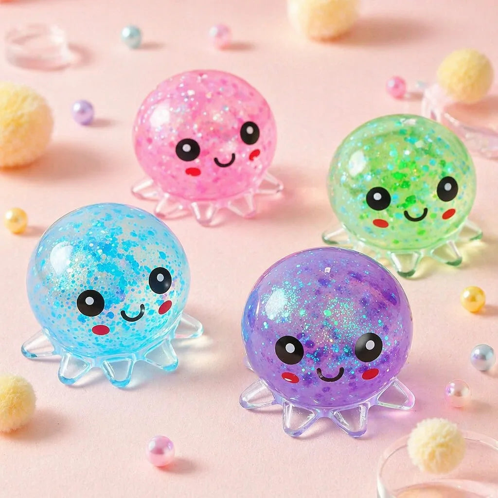 Gold Octopus Squishy Sensory