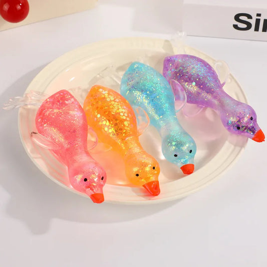 Funny Multicolor Duck Squishy