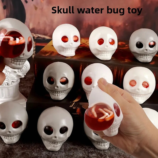 Funny Multicolor Skull Squishy