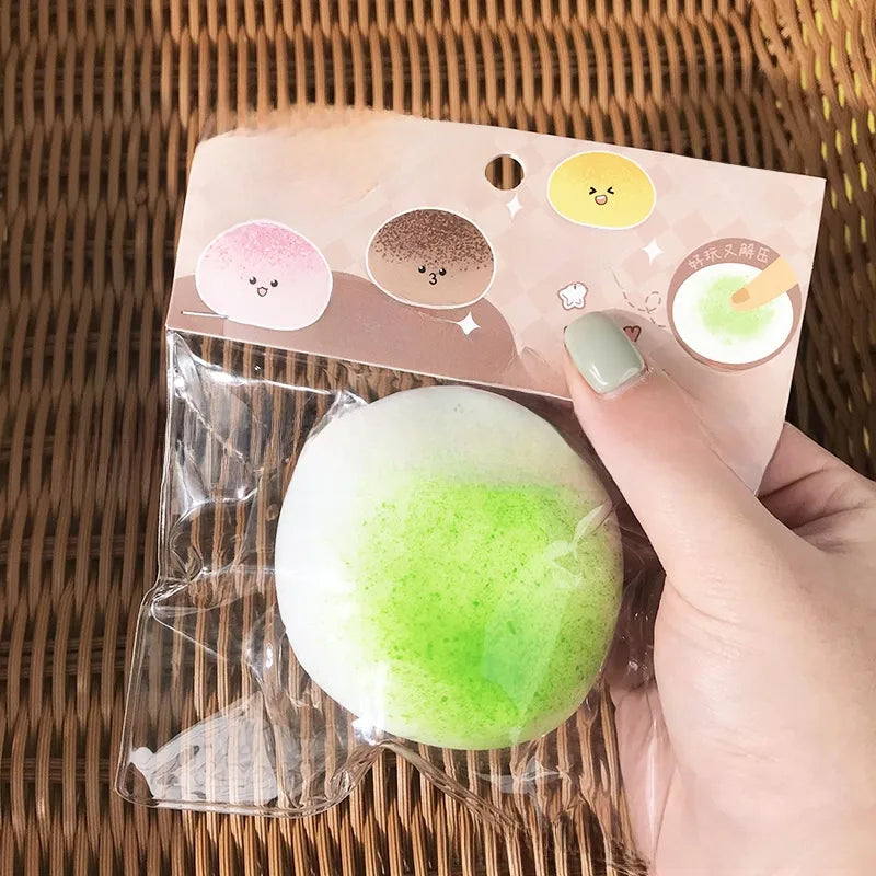 Green Squishy Food Stress