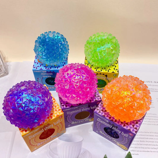 Metal Gem Squishy Rhinestones Multicolor