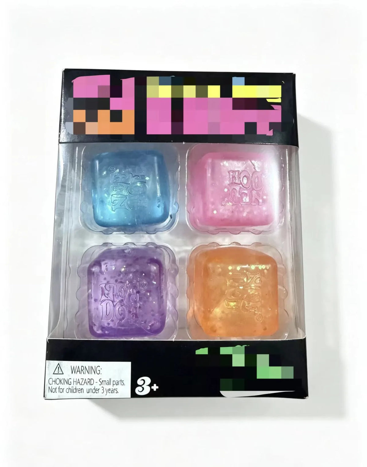 Metal Ice Cube Squishy Stress