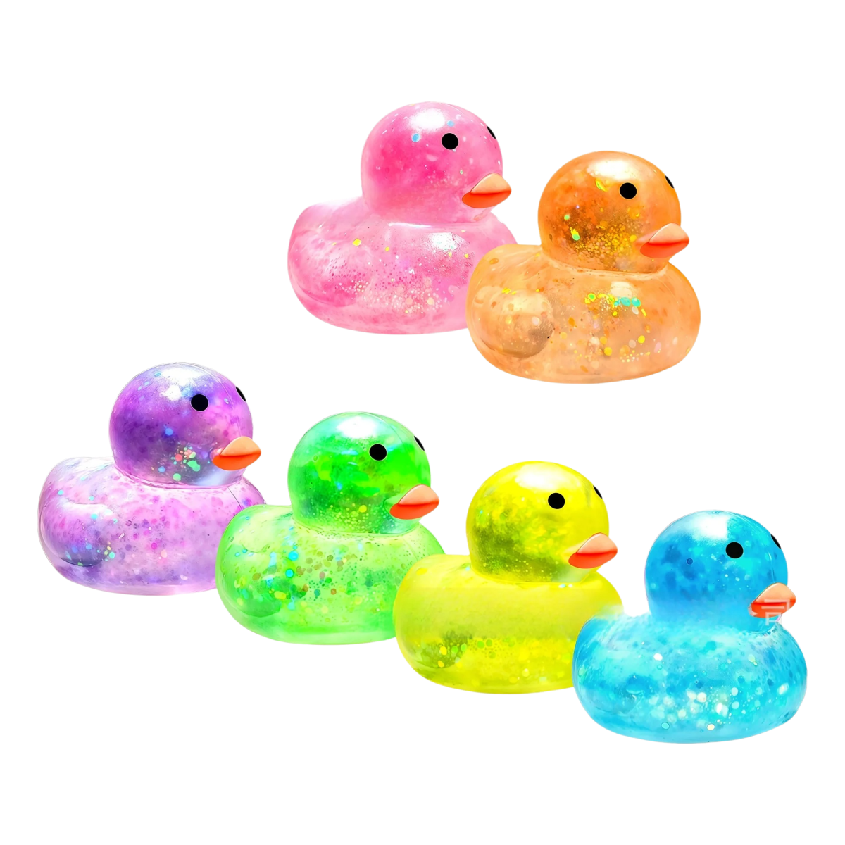 Multicolor Duck Squishy