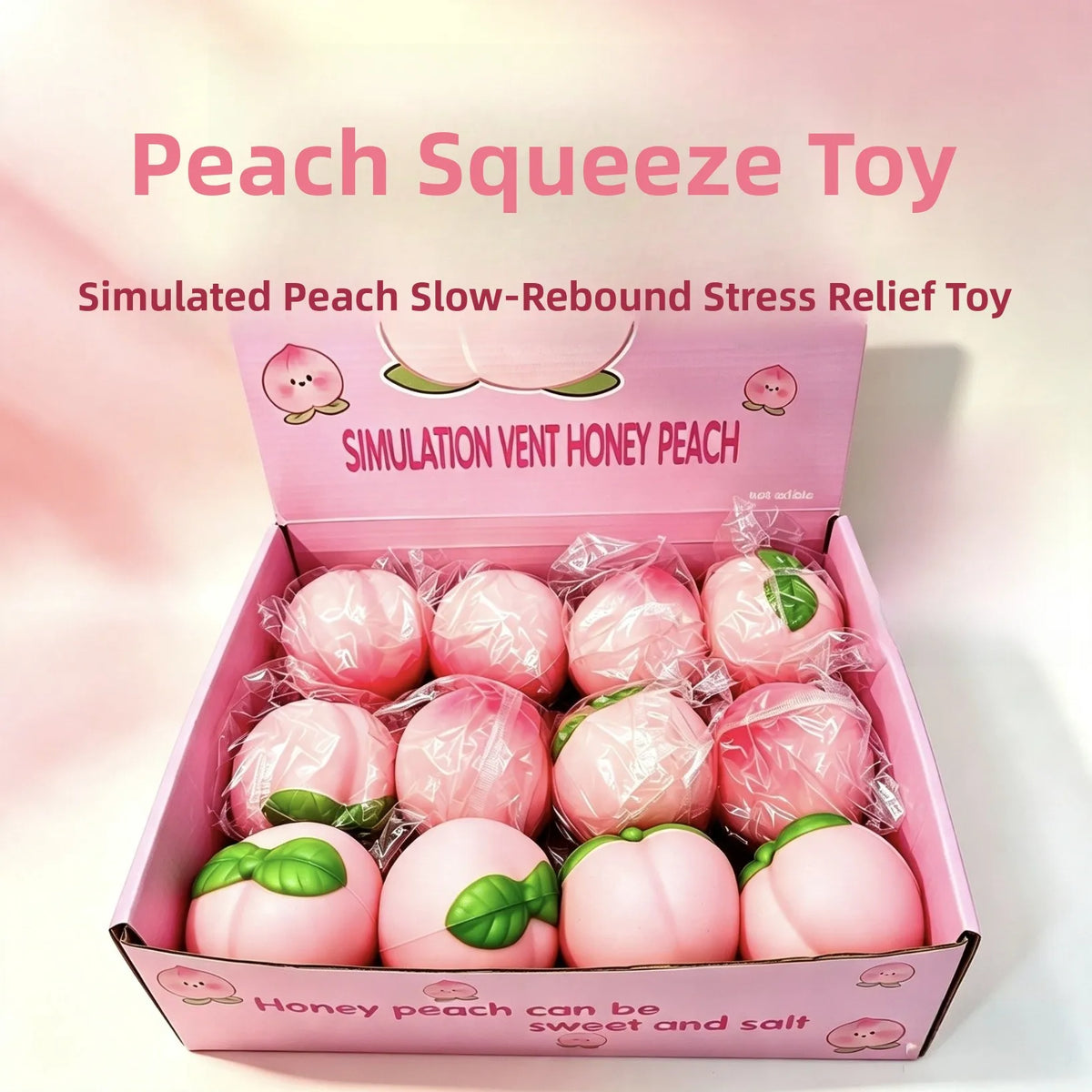 Peach Squishy Stress